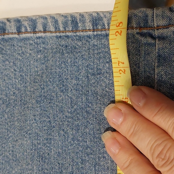 Calvin Klein Women's Size 10 Jeans Demin Blue Y2K Straight - Picture 11 of 13